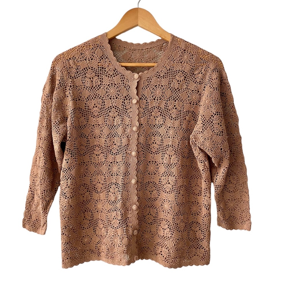 Crochet Cardigan Hand Made, Size M